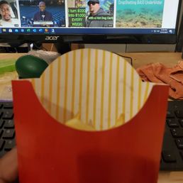 Does this look like a large French fries or a small? Does this look like a large French fries or a small?