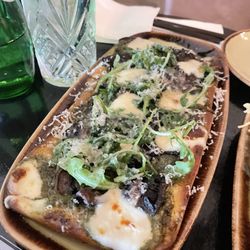 Mushroom and truffle flatbread... Truly excellent