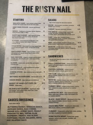 Menu photo 3 Rusty Nail Burger and Beer Bar Battle Lake, MN Menu photo 3 Rusty Nail Burger and Beer Bar Battle Lake, MN