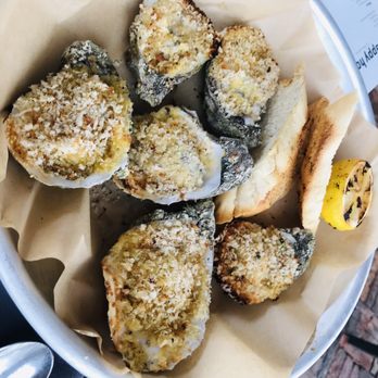 Donovan's Meatery - Charbroiled Oysters - $6 for $7 during happy hour 3-5 pm. Sooo good! - Steakhouses Near Me - Riverview, Florida Donovan's Meatery - Charbroiled Oysters - $6 for $7 during happy hour 3-5 pm. Sooo good! - Steakhouses Near Me - Riverview, Florida