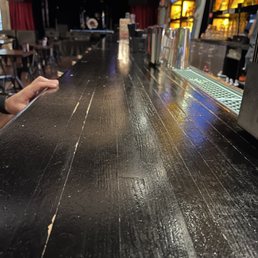 Bar top is from Hollywood Lanes bowling alley. Hey, why'd you paint over it, though? ;) Bar top is from Hollywood Lanes bowling alley. Hey, why'd you paint over it, though? ;)