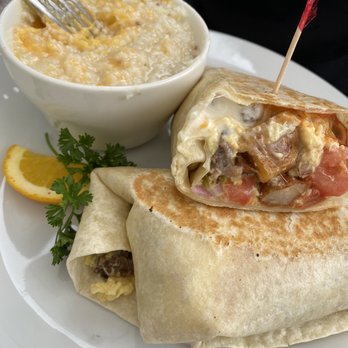 Wooden Spoon Eatery - Tex-Mex burrito & a side of grits - Wine Bars Near Me - Surfside Beach, South Carolina Wooden Spoon Eatery - Tex-Mex burrito & a side of grits - Wine Bars Near Me - Surfside Beach, South Carolina