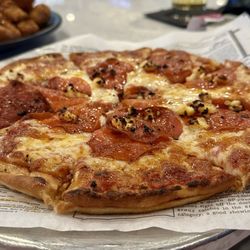 Barrett's Ale House - Hot Honey Pepperoni Pizza