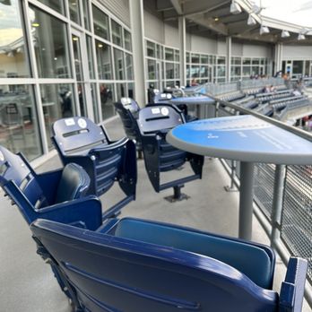 PNC Field - Outdoor seating  box seat area - Stadiums & Arenas Near Me - Moosic, Pennsylvania