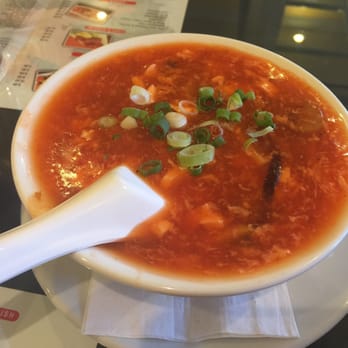 Chilli Chicken House - Small hot and sour soup, big enough for two people. - Chinese Near Me - Mississauga, Ontario