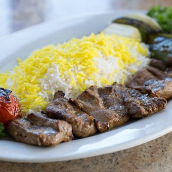 Javan Restaurant - Chengeh Kebab (Beef Tenderloin) - Persian/Iranian Near Me - Los Angeles, California Javan Restaurant - Chengeh Kebab (Beef Tenderloin) - Persian/Iranian Near Me - Los Angeles, California