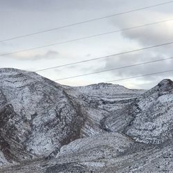 Mountain Springs Peak - January 2021, dusting of snow