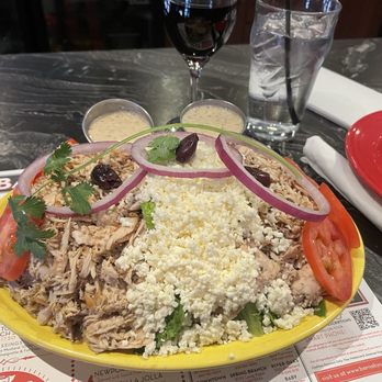 Barnabys Cafe - Chicken Mediterranean salad - American Near Me - Houston, Texas Barnabys Cafe - Chicken Mediterranean salad - American Near Me - Houston, Texas