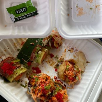 Maki Maki Sushi - Crazy roll, spicy tuna, and volcano I think - Sushi Bars Near Me - Bend, Oregon Maki Maki Sushi - Crazy roll, spicy tuna, and volcano I think - Sushi Bars Near Me - Bend, Oregon