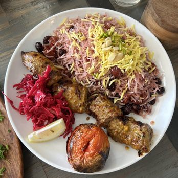 Noosh Kitchen - Lamb + rice - Persian/Iranian Near Me - Johns Creek, Georgia