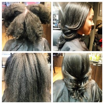 Elaine Artis - Natural Hair blow dry and Silk Press - Hair Stylists Near Me - New York, New York