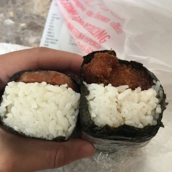 KJ's Local Grindz - Spam musubi and furi chicken musubi - Chicken Shop Near Me - Kaneohe, Hawaii