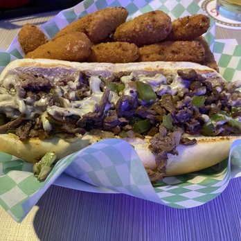 The Dugout - Philly Cheesesteak and jalapeño tots! - Sports Bars Near Me - Pasco, Washington The Dugout - Philly Cheesesteak and jalapeño tots! - Sports Bars Near Me - Pasco, Washington