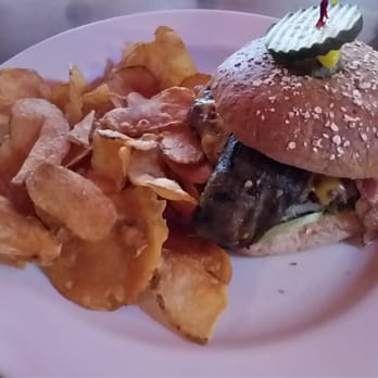 The Rubi Slipper - Eric's burger with homemade chips - Desserts Near Me - Alamosa, Colorado The Rubi Slipper - Eric's burger with homemade chips - Desserts Near Me - Alamosa, Colorado