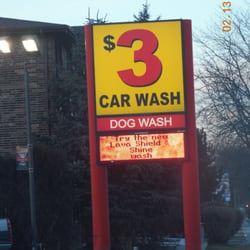 Extreme Clean Car Wash - A close up of their sign.