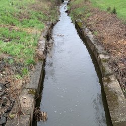 Rockledge Golf Course - Water obstacle, but a vital passage.
