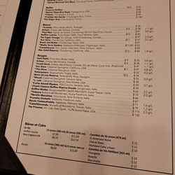 Menu février 2024