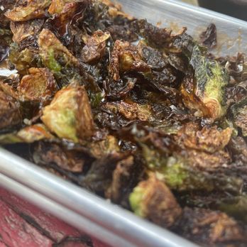 Angel's Icehouse - CRISPY BRUSSELS - American Near Me - Spicewood, Texas Angel's Icehouse - CRISPY BRUSSELS - American Near Me - Spicewood, Texas