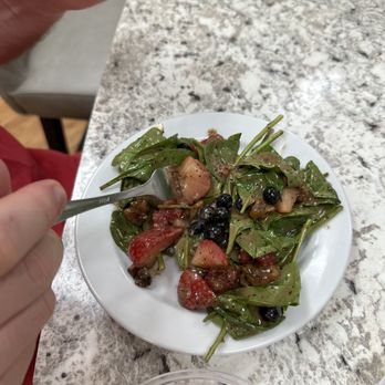 Kitchen Social - Salad with dressing. - Cooking Classes Near Me - Fort Myers, Florida