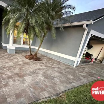 Big Pavers - New pavers on driveway - Masonry/Concrete Near Me - Orlando, Florida Big Pavers - New pavers on driveway - Masonry/Concrete Near Me - Orlando, Florida