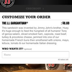 Jimmy John's - This is what I got