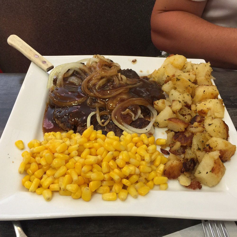 Troy's Diner - Big old Chopped Steak. Lovely! - Diners Near Me - Milton, Ontario Troy's Diner - Big old Chopped Steak. Lovely! - Diners Near Me - Milton, Ontario