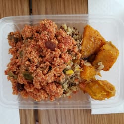 Eat.it Al Volo - 3 choice salad with cous cous, quinoa, and pumpkin for $58.