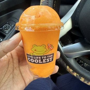 Jeremiah's Italian Ice - Small Italian Ice (orange smash) - Ice Cream & Frozen Yogurt Near Me - Gainesville, Florida