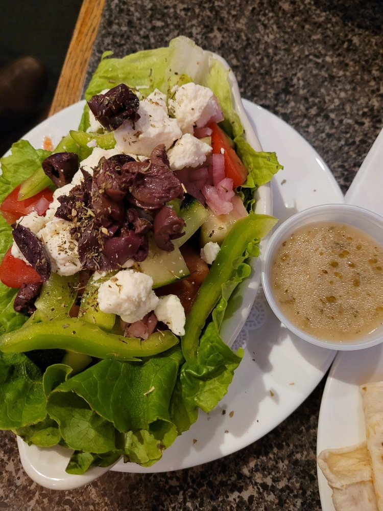 Greek salad half portion Yelp