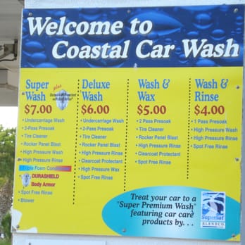 Coastal Carwash - So many different options. - Car Wash Near Me - Rockport, Texas