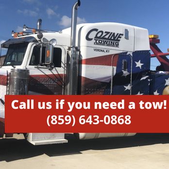 Cozine Auto & Towing - Cozine's Auto, Truck & Towing services and repairs any and all sizes of diesel trucks from the standard farm truck to any siz... - Tires Near Me - Verona, Kentucky Cozine Auto & Towing - Cozine's Auto, Truck & Towing services and repairs any and all sizes of diesel trucks from the standard farm truck to any siz... - Tires Near Me - Verona, Kentucky