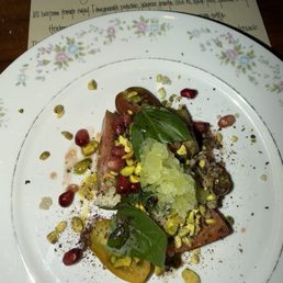 Heirloom tomato salad Heirloom tomato salad