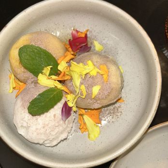 Lucia - Sorbet trio dessert - Caribbean Near Me - Los Angeles, California