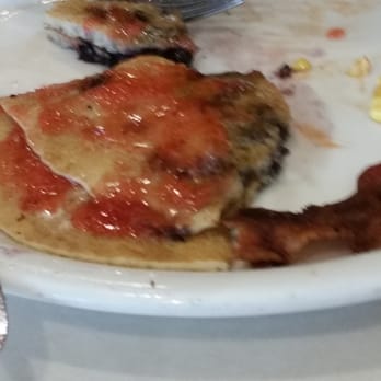 Village Cafe - What is left of the most amazing blueberry pancakes! - American Near Me - Long Beach, California Village Cafe - What is left of the most amazing blueberry pancakes! - American Near Me - Long Beach, California
