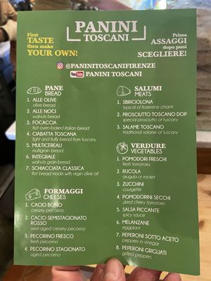 Menu photo 2 Panini Toscani Florence, FI