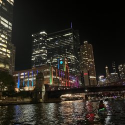 Wateriders Kayak Tours - Chicago downtown view while kayaking