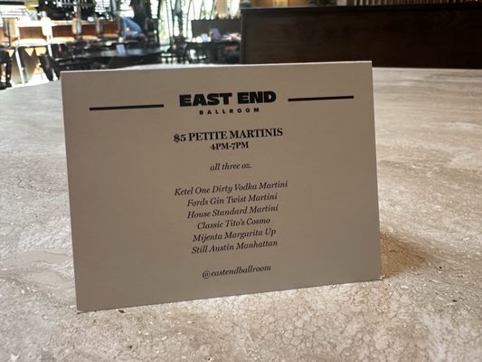 EAST END BALLROOM by null