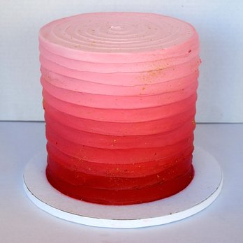 Cake Works - Red ombre cake - Bakeries Near Me - Honolulu, Hawaii