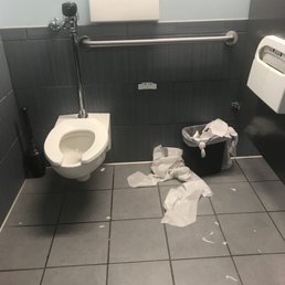 Although I enjoy shopping at this location, the bathroom is consistently disgusting. Oct 16, 2017
