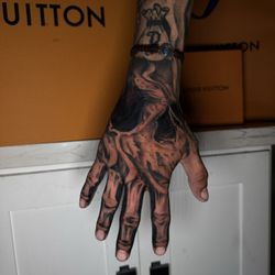 Blue World Ink - Skull coverup