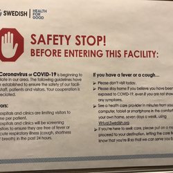 Photo of Swedish Issaquah Campus - Issaquah, WA, US. No visitors allowed in the hospital 3/16/20. Drive thru COVID-19 testing here. Enter thru parking garage.