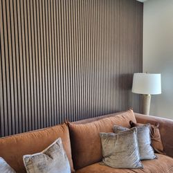 Wallpaper N More - We sell and Install Acoustical Wall Slats, a product that has increasingly becoming more popular