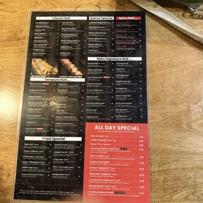 Menu photo 2 Sushi Neko Las Vegas, NV Menu photo 2 Sushi Neko Las Vegas, NV