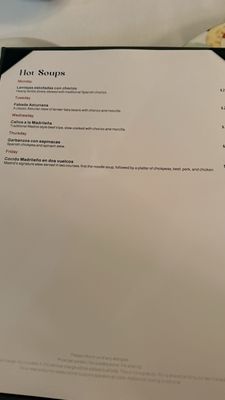 Menu photo 3 Taberna del Alabardero Washington, DC, DC Menu photo 3 Taberna del Alabardero Washington, DC, DC