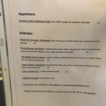 Spanish Potato Grill - Portuguese Near Me - Brick Township, New Jersey