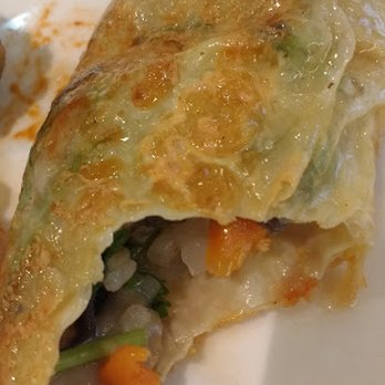 MingHin Cuisine - Veggies (really fresh) wrapped in tofu and deep fried (too oily) - Dim Sum Near Me - Rolling Meadows, Illinois
