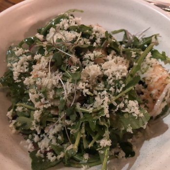 NOLO - Shrimp arugula salad - Tapas/Small Plates Near Me - New Haven, Connecticut NOLO - Shrimp arugula salad - Tapas/Small Plates Near Me - New Haven, Connecticut