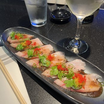 Kizuna - Yellowtail Carpaccio - Sushi Bars Near Me - Vienna, Virginia Kizuna - Yellowtail Carpaccio - Sushi Bars Near Me - Vienna, Virginia