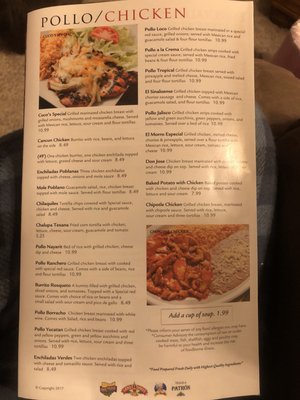 Menu photo 6 Cazadores Mexican Restaurant Sidney, OH