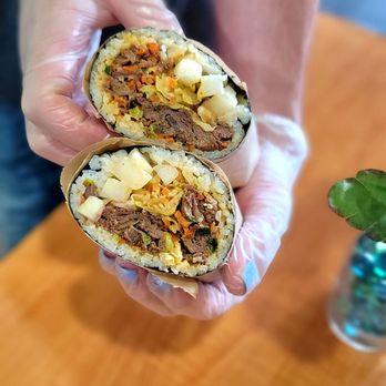 Sushioki - Bull City Bulgogi - Korean beef BBQ, kimchi slaw, pickled daikon, boom sauce - Sushi Bars Near Me - Durham, North Carolina